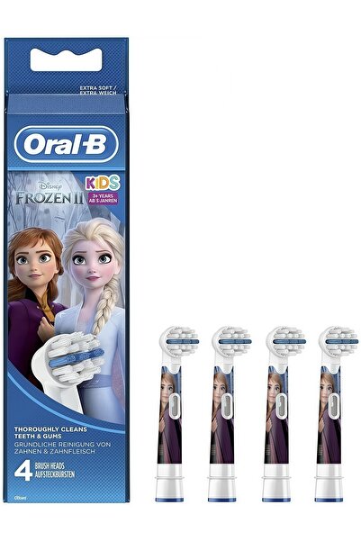 ORAL -B Kids Disney Frozen Replacement Heads x4, White