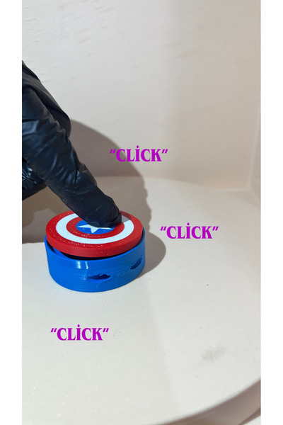 RetreS Kaptan amerika kalkan modelli clicker