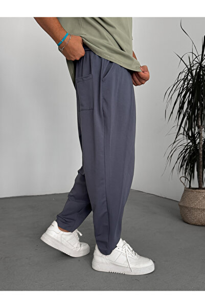 BYBASICMAN Καπνιστό λεπτό βασικό φόρμα φούτερ KE-1021