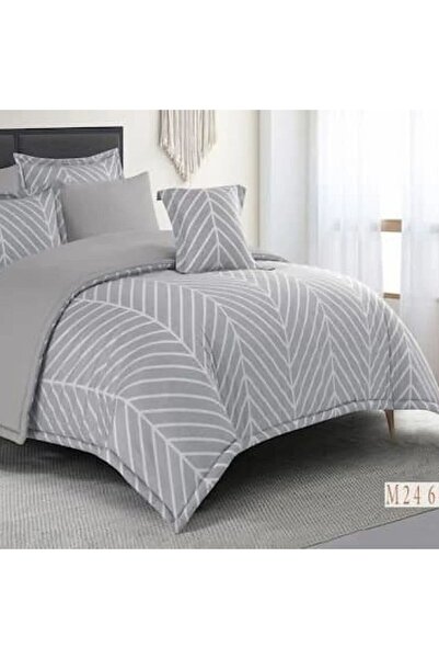 Reiashn Hawaii 8-piece summer double gray bedspread