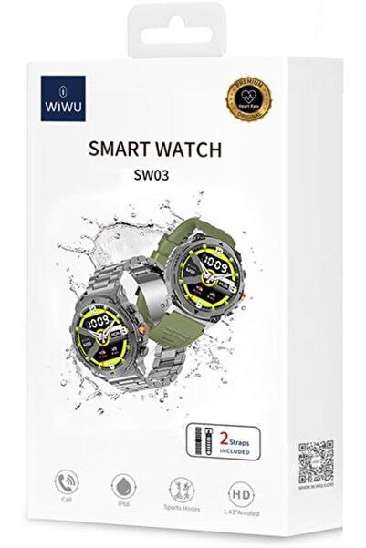 WIWU SW03 Sports Smart Watch - Silvery