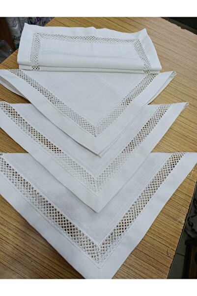 peçetebu Yemek Pecetesi kolber li keten kumaş