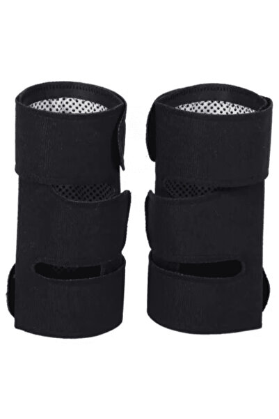 CRM Tourmaline and Magnet Knee Braces Set, CRM, Adjustable, Universal Size, Unisex, Black