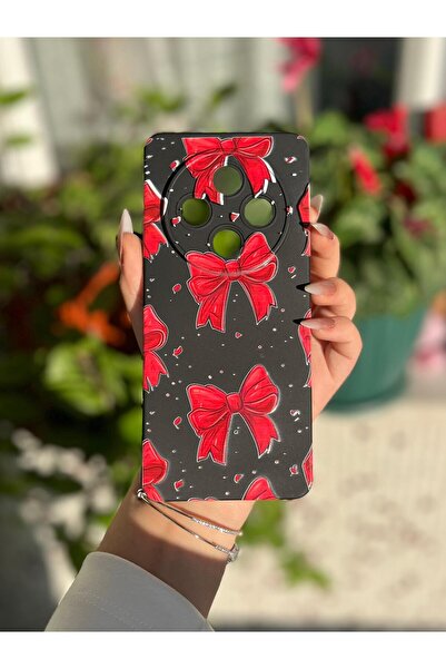 CaseKİdükkan جراب هاتف مخملي من الداخل بنمط منتفخ متوافق مع كاميرا ريدمي 14C