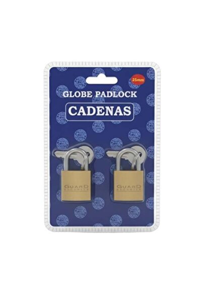 Meven Set Beauty أقفال نحاسية صغيرة - عبوة من قطعتين - 25 مم