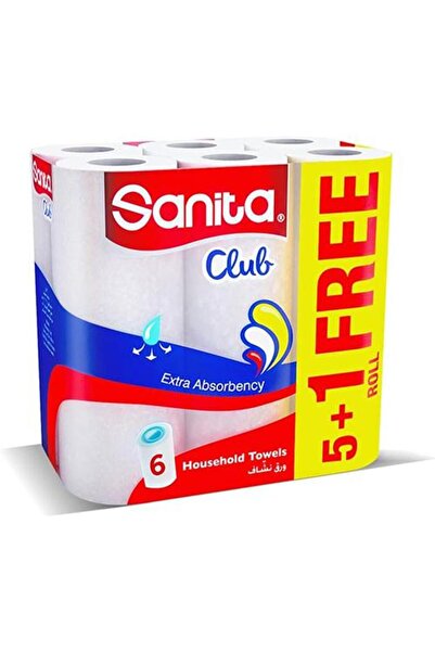 Sanita Kitchen Paper Towels, 6 Pack