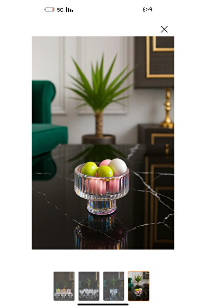 Generic A set of six clear glass cups or serving bowls