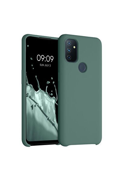 KWmobile Case for OnePlus Nord N100, Silicone, Green, 53891.166