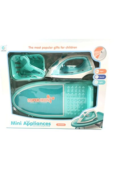 Toy Toy Toy Children's Ironing Set with Folding Ironing Board, Hangers, Blue (3+ years)