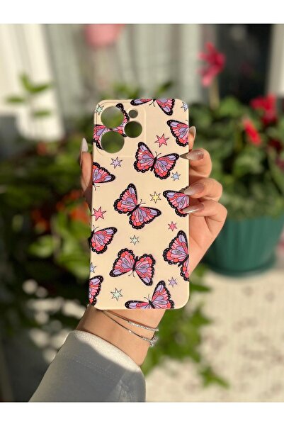 CaseKİdükkan Infinix Hot 20 Compatible Camera Protected Silicone Velvet Inside Phone Case with Launch Pattern