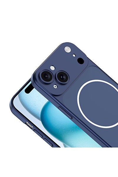 m.tk moveteck iPhone 13 Compatible Case 17 Pro Look Flip Camera Protection Magsafe Feature Flip Spark Cover