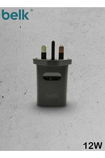 Belk 12W Dual USB Wall Charger with Smart IC - UK 3-Pin Plug, Fast & Stable C...