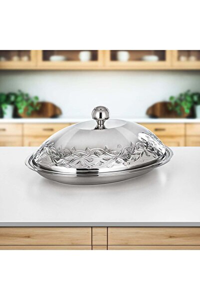 Almarjan Koozy Tray 65 cm Silver