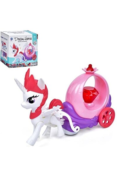 Toy Toy Toy Unicorn carriage, Toy Toy Toy, interactive toy, music and lights, 20x19x12cm