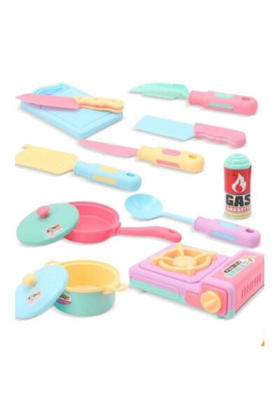 Toy Toy Toy Set de bucătărie pentru copii – vase, ustensile și oale, 43×29 cm