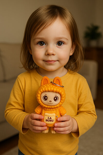 seymenbıçakçılık سلسلة مفاتيح لا بوبو – لعبة شخصية لطيفة تغير تعابير الوجه