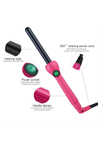 BOLAND LAURA Polandlora 25mm Pink Curling Iron