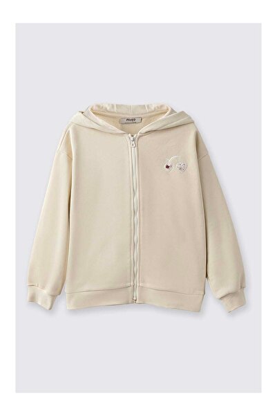 Panço سويت شيرت بناتي بيج بسحاب 2521GK08018