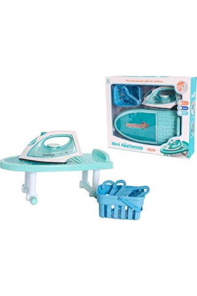 Toy Toy Toy Children's Ironing Set with Folding Ironing Board, Hangers, Blue (3+ years)