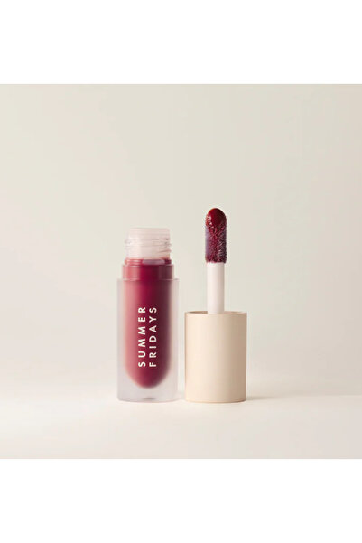 SUMMER FRIDAYS تركيبة غير لاصقة تمنح لمعانًا عاليًا وترطيبًا عميقًا من أجل نعومة تدوم طويلًا توت ميدنجبت (0.15 أونصة)