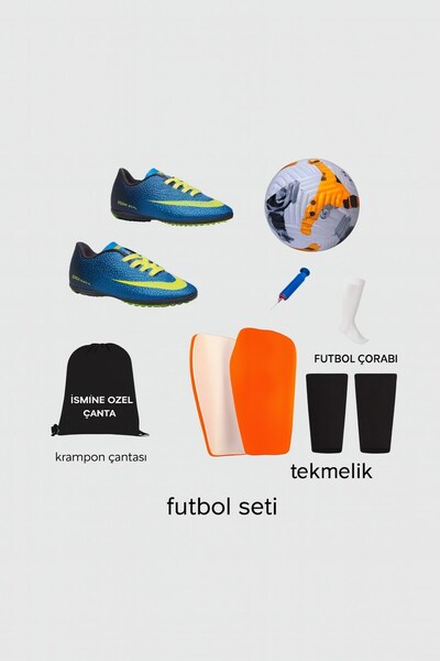 Walked Çocuk Halı Saha Ayakkabısı Ve Full Futbol Seti