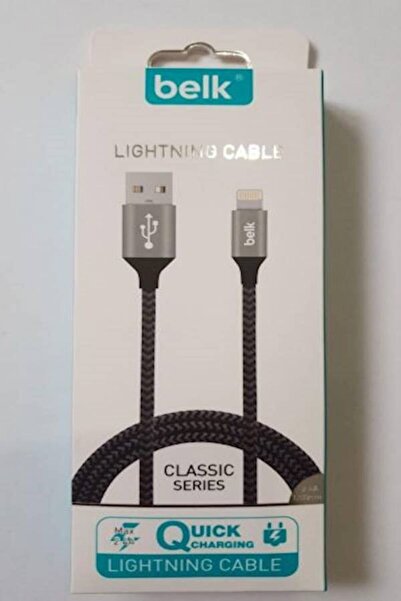 Belk Lightning charging cable for mobile devices - Gray
