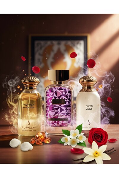 dkhoon alemiratia The Dukhoon Emirati perfume set consists of 3 perfumes, 100 ml each.