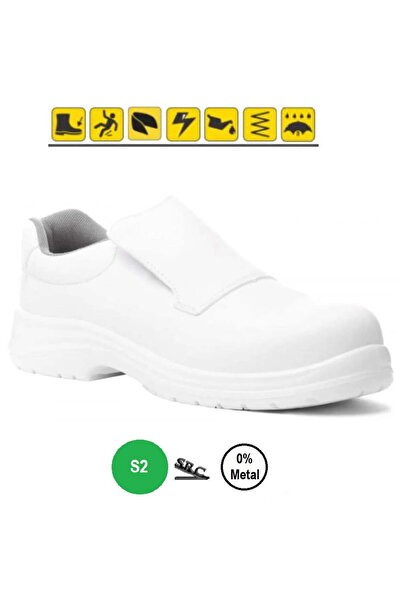 Coverguard S2 OKENITE safety shoes, white, microfiber, composite toe cap,
