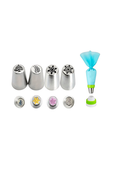 OferteTop Set Profesional cu 8 Duze și Poș Pentru Decorarea Prăjiturilor de C...