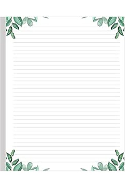 Generic Yaridar Lined Refill Paper, Unpunched Letter Size 22×28 cm, 100 Sheet...