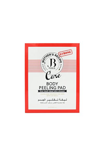 JB Tools ليفة تقشير الجسم للعناية بالبشرة - أحمر، 8 قطع × 25 مل