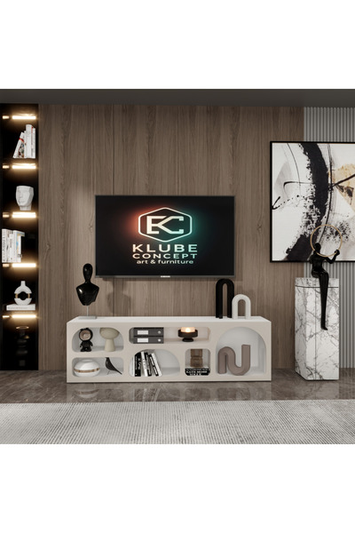 klubeconcept OvalFlow TV Ünitesi Bohem Kişiye Özel Üretim Özel Tasarım 160 cm...