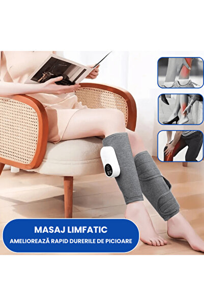 OferteTop Lymphatic Massager for Feet and Calf with Heating and Compression