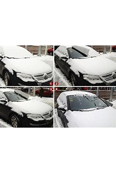 Ankaflex Oto Ön Cam Kar Buz Önleyici Ve Güneşlik Koruyucu Branda Cam Üstü Kar Buz Örtüsü Ön Cam Güneşlik