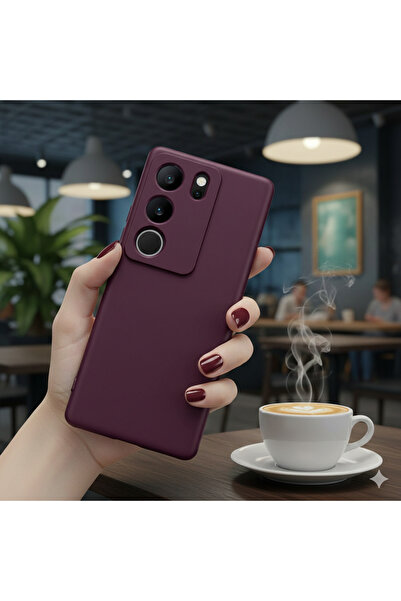 Hatreds Vivo V29 5G Kılıf Kamera Koruma Çıkıntılı İçi Kadife Soft Renkli Lans...
