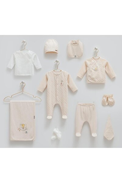 Caramell 100% Cotton Good Baby 10-Piece Hospital Discharge Set Crml.Ze2009