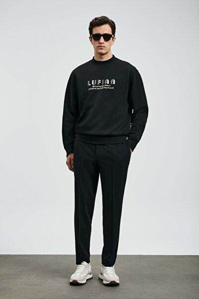 Lufian 112030178 Oracle Men's Sweatshirt Black