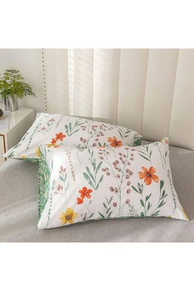 OEM CANNOA Bed Linen, 220x240 cm cotton, multicolor floral print, duvet cover, 2 pillowcases 80x80
