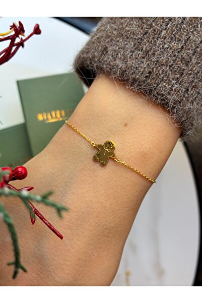 Miltonia 925s Kurabiye Adam Yılbaşı Gümüş Bileklik