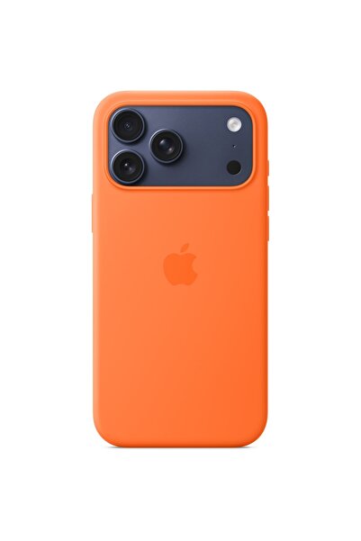 Apple iPhone 17 Pro Max Silicone Case with MagSafe - Orange (MGFL4ZM/A)