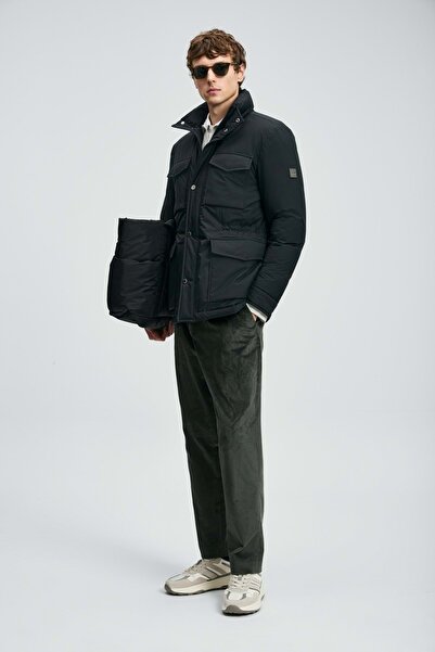 Lufian 112120254 Edgar Goose down Men's Coat Black