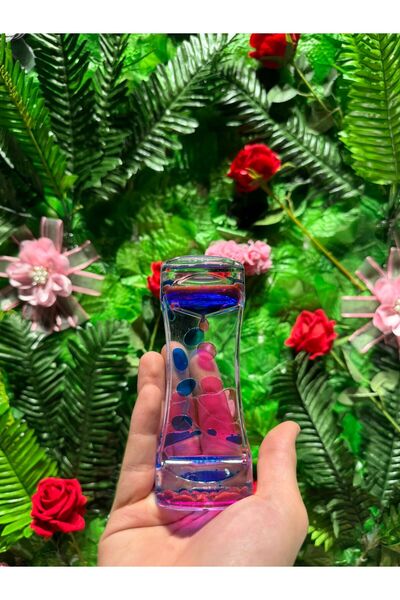 Nobrand Sulu Sıvı Kum Saati Dekoratif