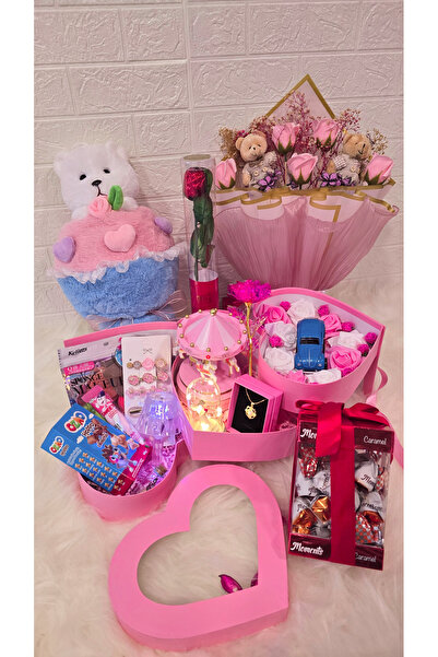 Laydy Collection Buket ayıcıklı Lüx Gösterişli ( çikolata dolu ) set / yılbaş...