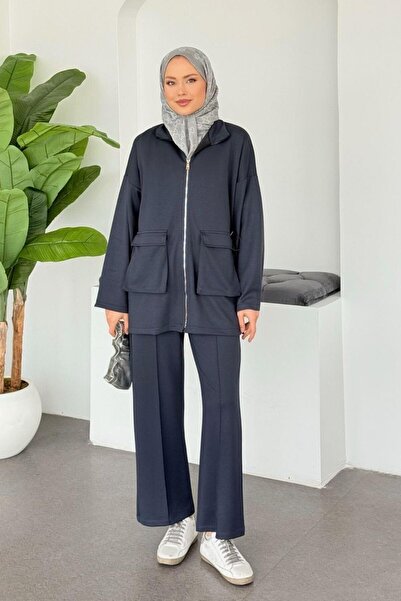 Şulemoda Giyim Trend Bellows Pocket Suit Smoked