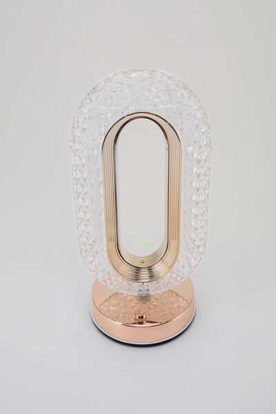 Store Kablosuz Şarjlı Kristal LED Masa Lambası: Restoran, Bar, Otel, Yemek Ma...