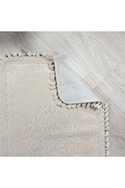 Reiashn Turkish off-white floor mat, 100% cotton, 50*80 CM