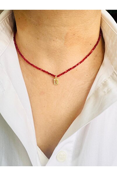 DEVİ fashion قلادة من الحجر الطبيعي بطول 90 سم