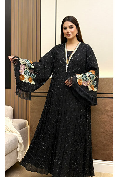 Moda Line جلابية مطرزة الاكمام