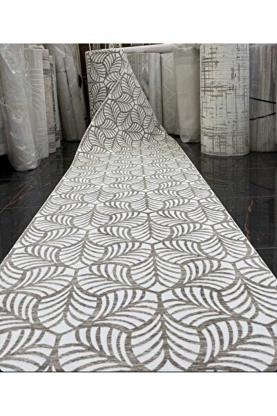 Nesrin KAYMAZ TABAN HALI YOLLUK JEL TABAN LEKE TUTMAZ KAHVE KREM