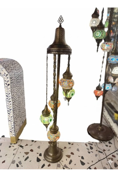 The Artistic Jewel Five-piece oriental floor lighting